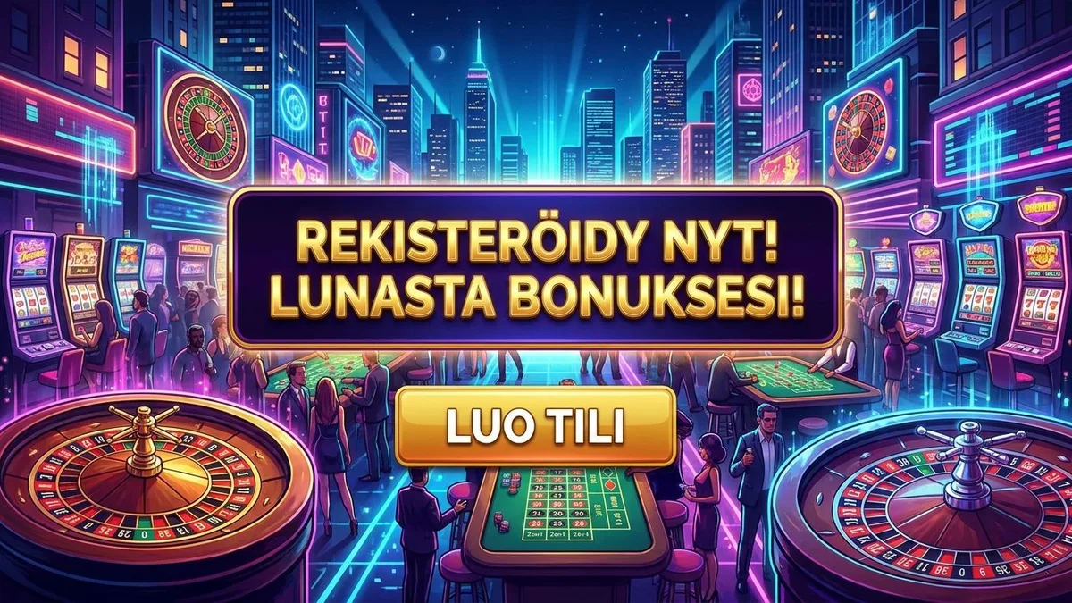 Rekisteröidy bonuksen kanssa